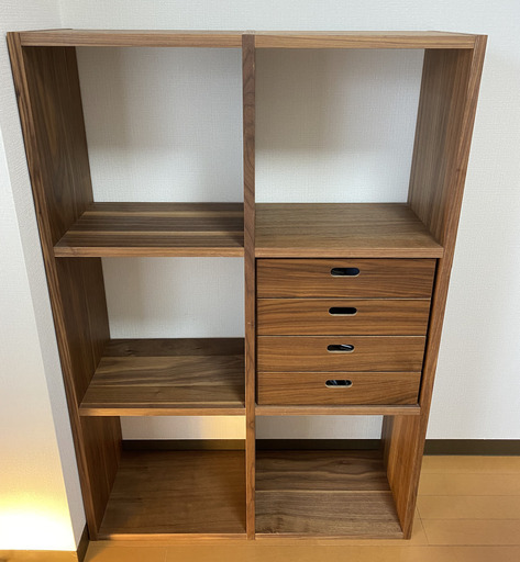 【8/22まで】無印良品 スタッキングシェルフ　本棚　棚