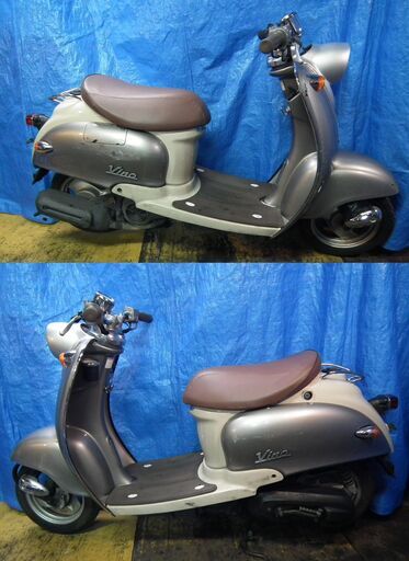 ビーノ(5AU)パワフルな２スト原付・走ります（銀） ビーノ(5AU)パワフルな2スト原付・走ります（銀）