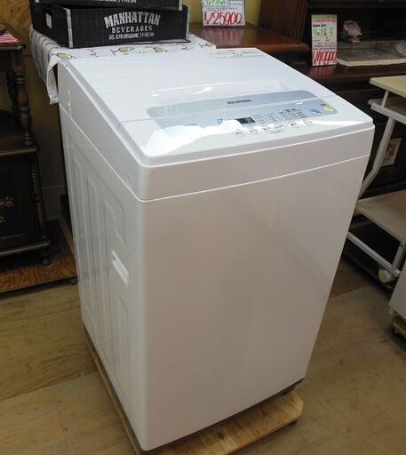 【販売終了しました。ありがとうございます。】IRIS OHYAMA　 5.0㎏　ステンレス槽　全自動洗濯機　IAW-T502E　2019年製　中古品　/　相模原市　リサイクルショップ