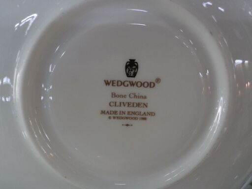 ウェッジウッド(WEDGWOOD) ペア ティーカップ クリブデン 廃番品【愛品