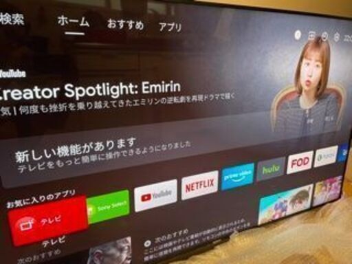 ソニー SONY BRAVIA ブラビア 55V型（KJ-55X9000E