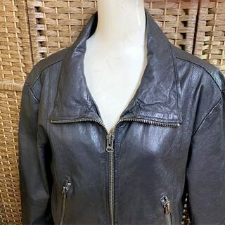 AVIREX 6131017 XL 羊革 レザージャケット ラムレザー ブルゾン