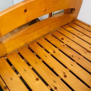 木製シングルベッド(すのこタイプ)
