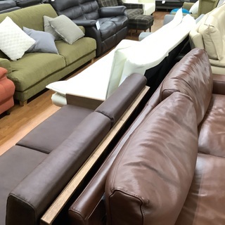 ソファー多数展示中】2人掛けソファー UNICO オットマン付 使用感有