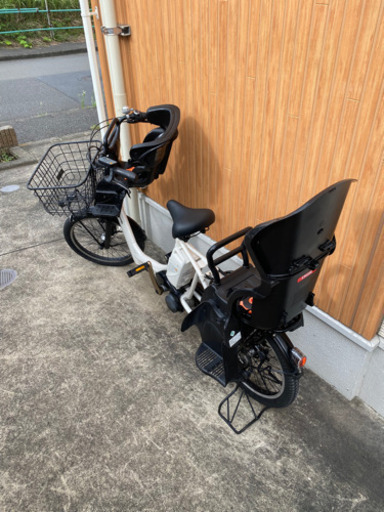 子供2人乗せ‼️新基準アシスト] Panasonic ギュットアニーズ 白