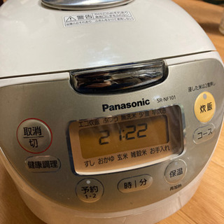 【中古】Panasonic SR-NF101 炊飯ジャー 5.5合炊き