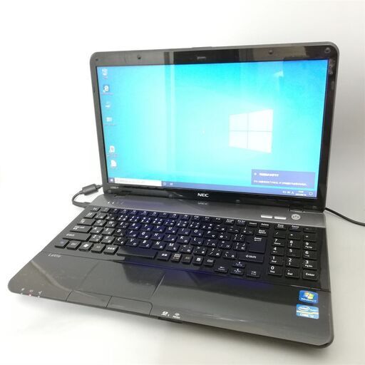 Windows10 中古動作良品 15.6型 ワイド液晶 NEC PC-LS350FS6B ノートパソコン 第2世代 Core i3 4GB Blu-ray 無線LAN Office