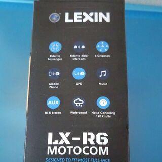 ツーリングにインカム LX-R6 MOTOCOM 中古