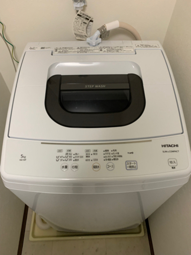 HITACHI  5kg 洗濯機