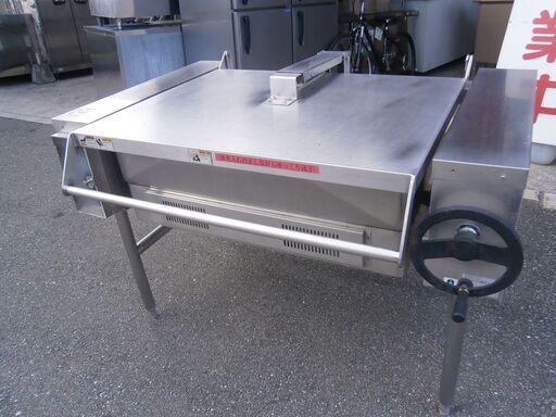 ☆中古品 ニチワ ティルティングブレージングパン 回転式 ENTP-100 2012年式 200V 100L 動作問題なし☆