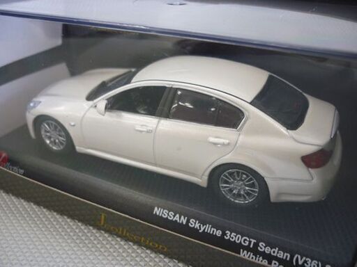 ☆京商  ミニカー Jcollection 日産 スカイライン 350GT Sedan V36 KYOSHO ホワイトパール 2006 1/43 NISSAN Skyline JC43001WP モデルカー 札幌 北20条店