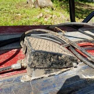 電動薪割機　破砕力7t　油圧式　FS7T-52　フットスイッチ付　家庭用　薪ストーブの薪割りにいかがですか？