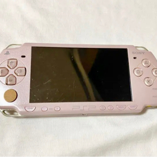 【ネット決済・配送可】PSP 2000 本体 ピンク バッテリー無