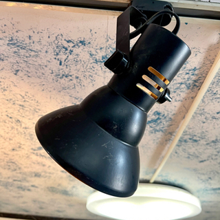 スポットライト 照明器具(口金E26) 配ダクト用 黒 照明器具のみ