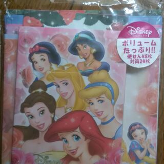 レターセット　　＜ディズニー　プリンセス　Disney Prin...