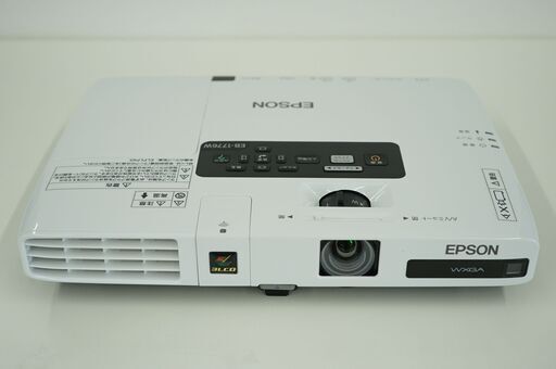 【中古】【動作良好品！】EPSON プロジェクター EB-1776W 3,000lm WXGA 1.7kg【使用時間60時間未満！】【リモコン付き！】(g07130551-1-124)