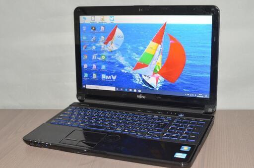 最新Windows10+office 爆速新品SSD480GB 富士通 LIFEBOOK AH56/G i7
