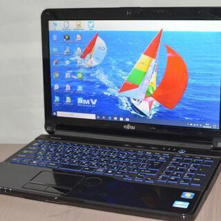最新Windows10+office 爆速新品SSD480GB 富士通 LIFEBOOK AH56/G i7 