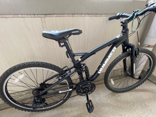 自転車 マウンテンバイク ハマー Hummer 黒 26インチ