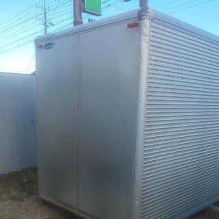 匝瑳市八日市場】No.M-26【3t車でも配送可】アルミコンテナ 天井