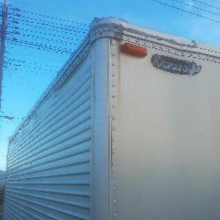 匝瑳市八日市場】No.M-26【3t車でも配送可】アルミコンテナ 天井