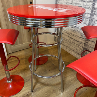 27日迄に引き取りに可能な方！引取限定コカコーラブランド ハイテーブルPJ-