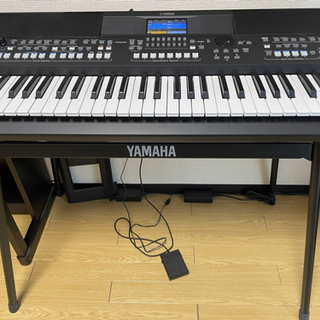 ヤマハ キーボードPSR-SX600+純正スタンド+純正ペダル+カバー