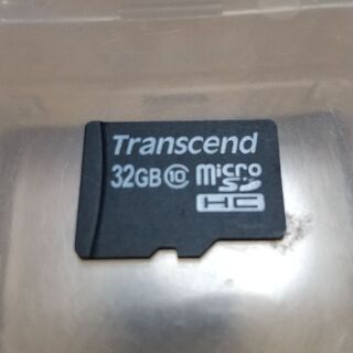 transcendmicroSD32GB買ってちょーだぃ♪