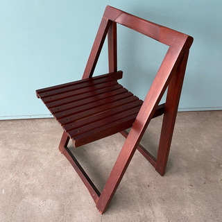 木製　折りたたみ式　椅子　