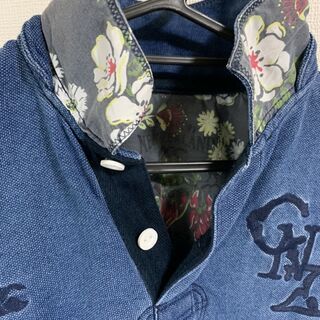 【ネット決済・配送可】CANTERBURYポロシャツ　メンズ