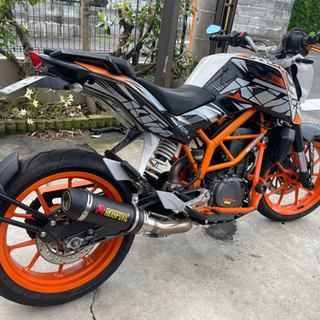 KTM DUKE390 車検長