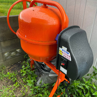 未使用 アルミス 電動コンクリートミキサー まぜ太郎 70L AMZ-70Y ...