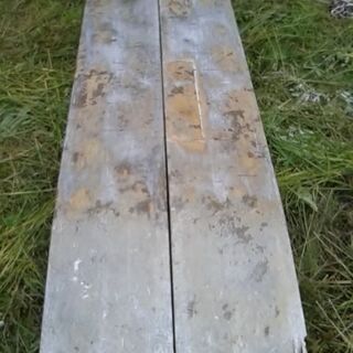 パワーブリッジ アルミブリッジ 2本 約2200×300×200 6t 組12t 歩み板