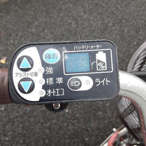 8月-17 電動アシスト自転車　24インチ　ブリヂストン　充電器　鍵　お得バッテリー付き　電動自転車