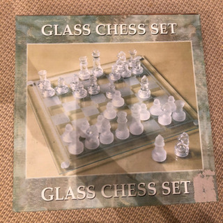 【ネット決済】ガラス　チェスセット
