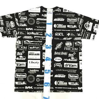 ルイヴィトン オールオーバーロゴ Mサイズ ブラック 