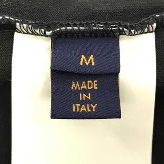 ルイヴィトン オールオーバーロゴ Mサイズ ブラック 