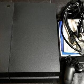 最終値下げ！ PlayStation4 ジェット・ブラック 500GB CUH-1200AB01+ソフト2本 - 熊谷市
