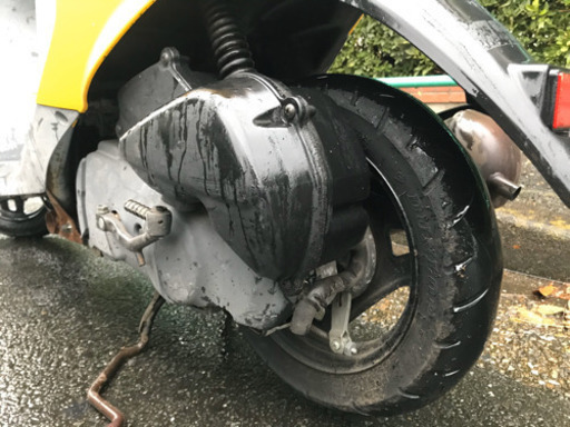 良品】 原付 スズキ レッツ4 黄色 4st S21
