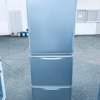 ⑤✨2018年製✨‼️350L‼️227番 シャープ✨ノンフロン冷凍冷蔵庫
