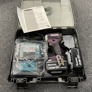 新品 マキタ 18V 充電式インパクトドライバー TD172DRGX 6.0Ah バッテリー2個 充電器 ケース付き makita 工具 各色あり