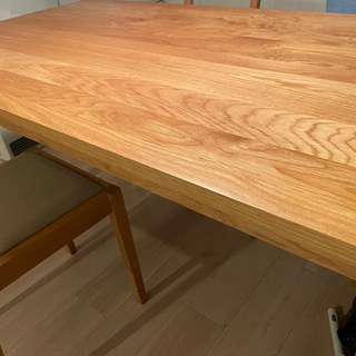 無印良品　オーク材ダイニングテーブル　★値下げしました 無印良品 オーク材ダイニングテーブル