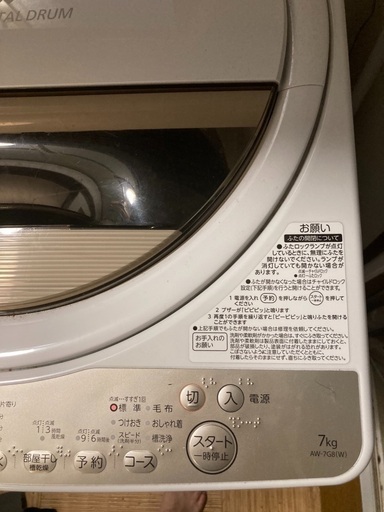 TOSHIBA 4.5kg洗濯機 AW-45M7 13436