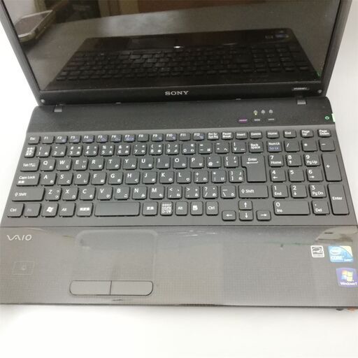 中古美品 ソニー ノートパソコン 15.5型 SONY VAIO VPCEB48FJ Core i3