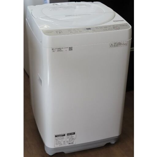 ♪SHARP/シャ－プ 洗濯機 ES-GE6B 6kg 2018年製 洗濯槽外し清掃済 札幌