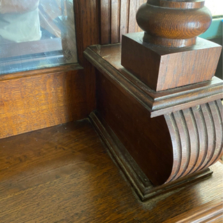 アンティーク家具　バックミラーキャビネット