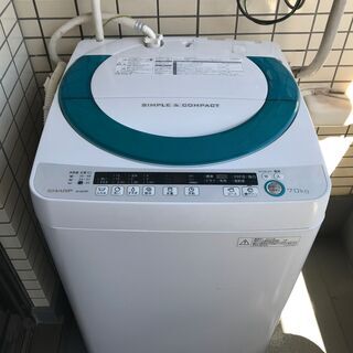 SHARP　洗濯機　容量7.0kg　 2015年製