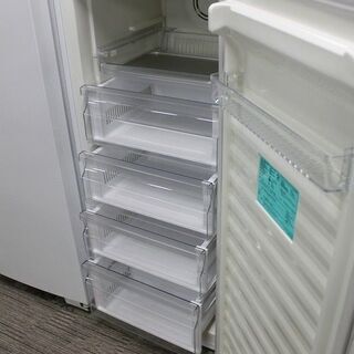 ハイアール 前開き式1ドア冷凍庫 138L 幅約50 スリムボディ JF-NUF138B-W