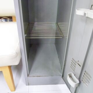 MARUWA LION 2ドアロッカー スチールロッカー 幅61×奥52×高179cm グレー