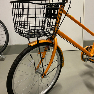 オレンジの自転車【美品】